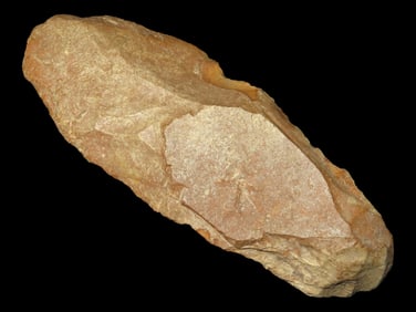 7 1/4' Flint Tool Hoe, Found By Gary Nelson In Van Buren Co IA