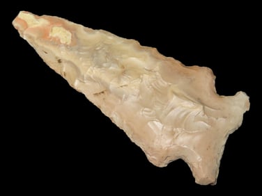 3 3/8' Side Notch Colorful Archaic Point, Found By Gary Nelson In Van Buren Co IA
