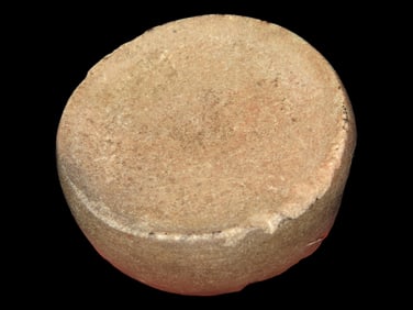 2 3/4' Cahokia Discoidal Red Quartz, Calhoun Co. IL