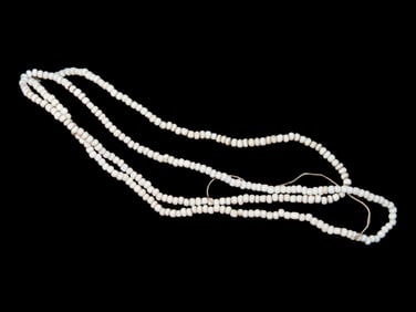 16 1/2' Total Strand of Glass Trade Beads Cache, OK