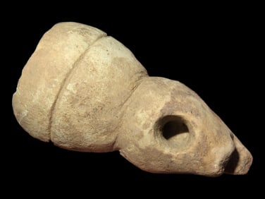 1 15/16' Sandstone Pipe, Bennett COA, Cayuga Co NY, Ex Ted / Teresa Siri