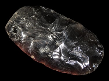 4 3/8' Obsidian Square Knife, Central Nevada