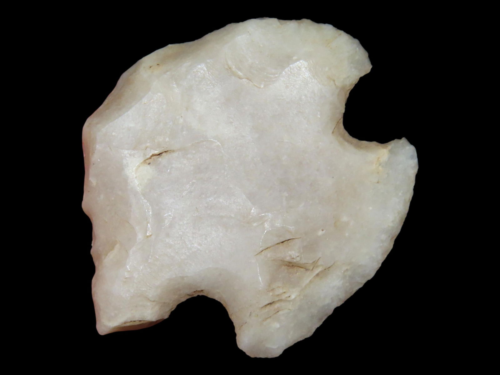 1 3/8" Kaolin Chert Snyders Blunt Tip, Madison Co. IL (1 of 4)