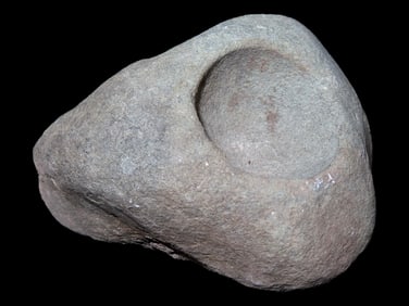 3 3/4' Paint Pot/Stone Bowl, Geofact, Found By Gary Nelson In Van Buren Co IA