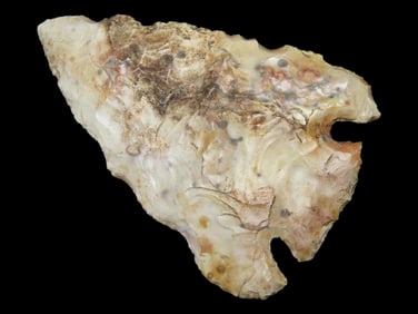 2 3/8' Creek Stained Archaic Corner Notch, Found By Gary Nelson In Van Buren Co IA