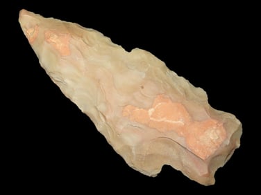 3 3/8' Tabular Warsaw Flint Hopewell, Found By Gary Nelson In Van Buren Co IA