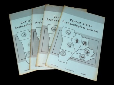 1975 Set of Central States Archaeological Journal