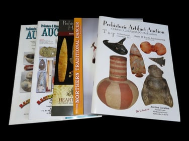Misc. Auction Catalogs, Tandt, Heartland, Rainbow Traders, 5 Total