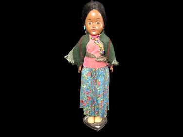 10 3/4' Native American Made Doll, 1920-1930