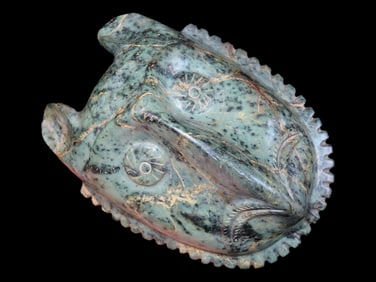 6 7/16' Owl Effigy Mask, Motley COA, Veracruz, Mexico