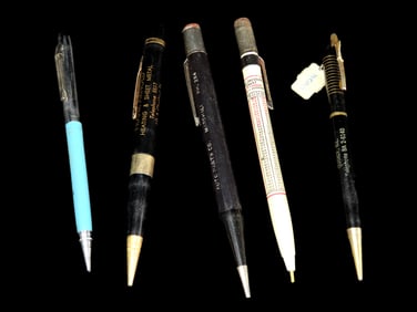 Collection of 5 Rare Fountain Pens/Pencils/Ballpoint, Early 1900s