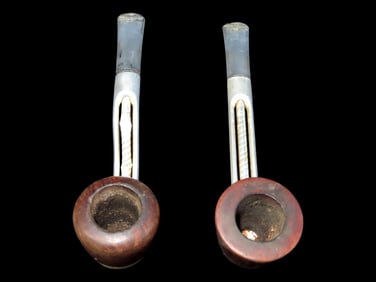 Falcon Pipe Aluminum with Briar Bowl, Made in England