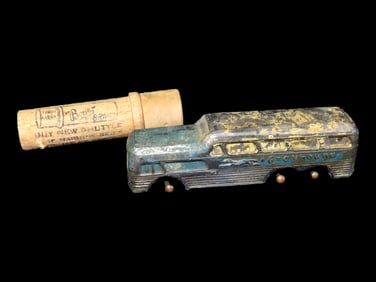Antique Sewing Needles and Toy Truck