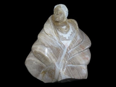 8 1/2' X 6 1/2' Native American Signed Sculpture Harold Barber