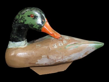 12' Hand Carved Duck Decoy