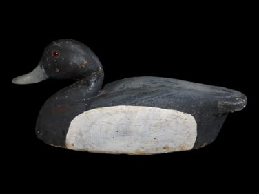 12 3/4' Hand Carved Duck Decoy Repaired Head