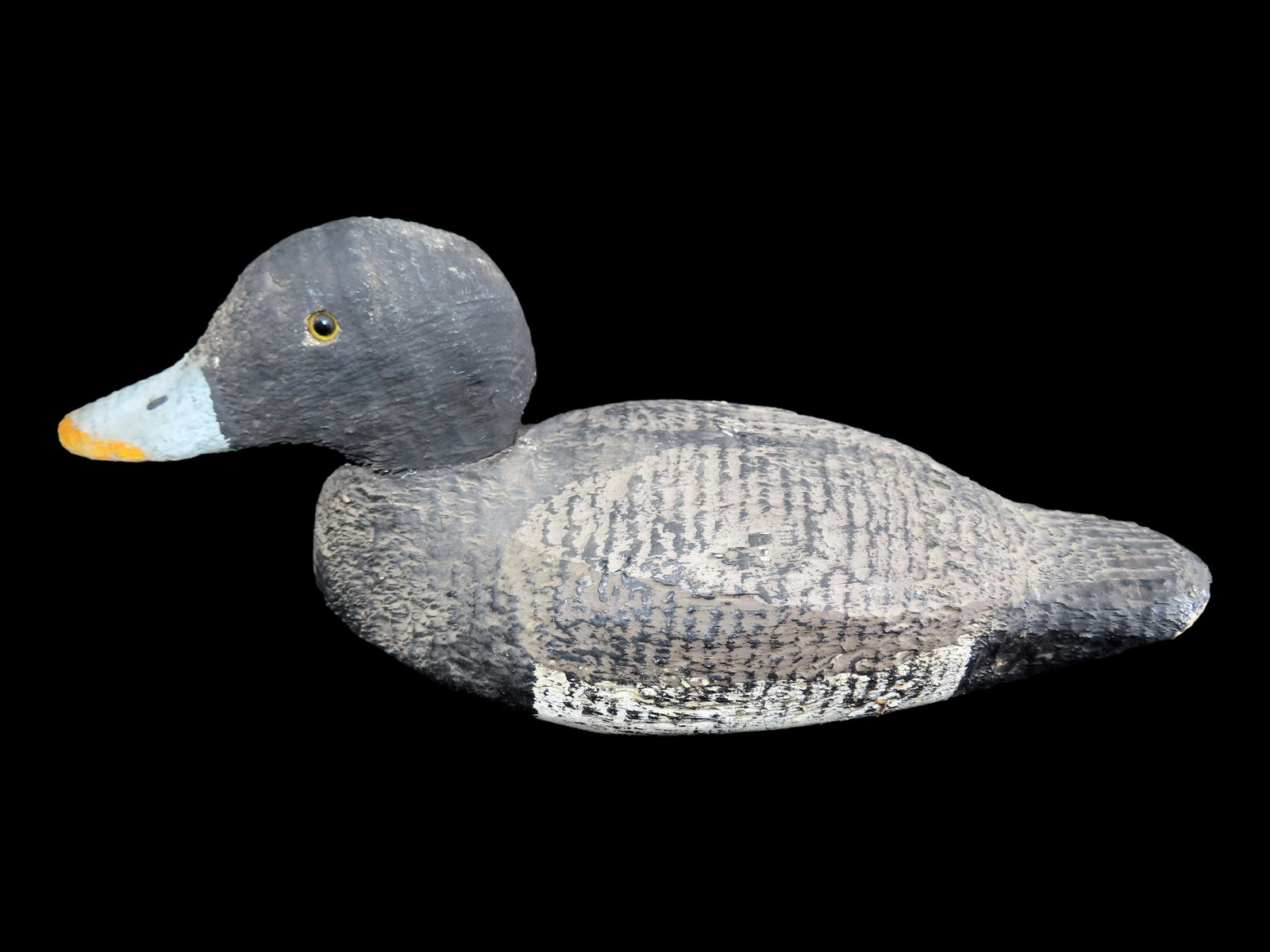 14 1/2" Wooden Duck Decoy Antique: 14 1/2" Wooden Duck Decoy Antique
