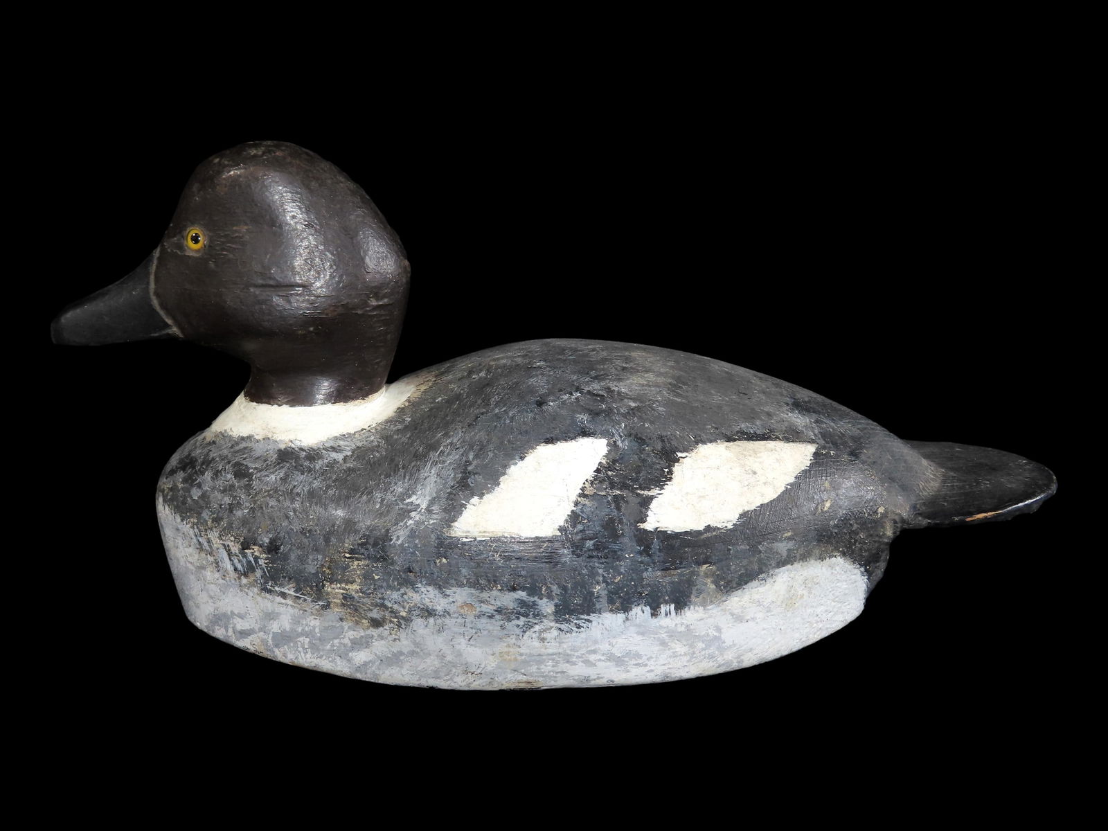 12" Wooden Duck Decoy Antique: 12" Wooden Duck Decoy Antique