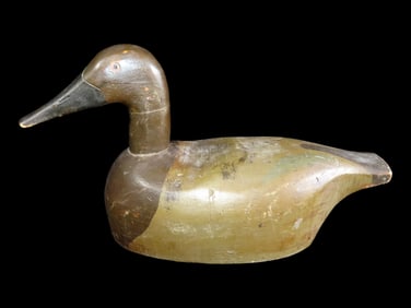 16 1/2' Wooden Duck Decoy Antique
