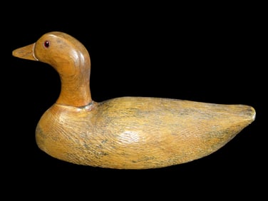 14 1/2' Wooden Duck Decoy