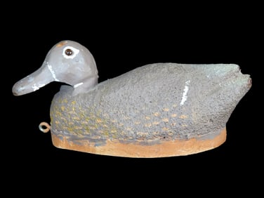 9 3/4' Cork Antique Duck Decoy