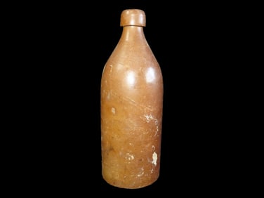 9 1/4' 1800s Glazed Stoneware Jug