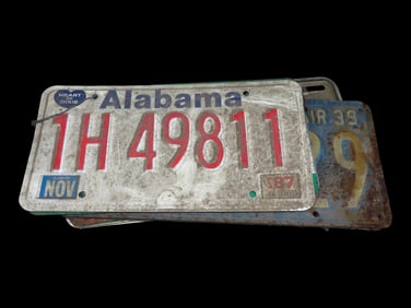 Lot of Misc. Licence Plates, All Different States and Years