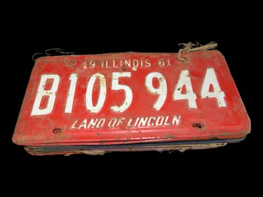 Lot of Misc. Licence Plates, All Different States and Years