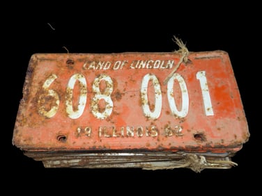 Lot of Misc. Licence Plates, All Different States and Years
