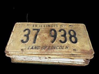 Lot of Misc. Licence Plates, All Different States and Years