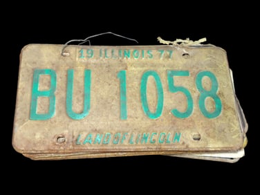 Lot of Misc. Licence Plates, All Different States and Years