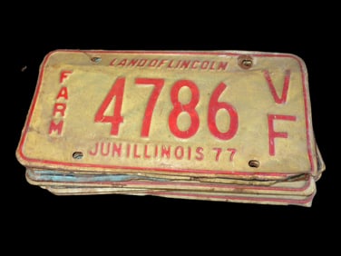 Lot of Misc. Licence Plates, All Different States and Years