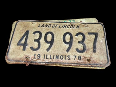 Lot of Misc. Licence Plates, All Different States and Years