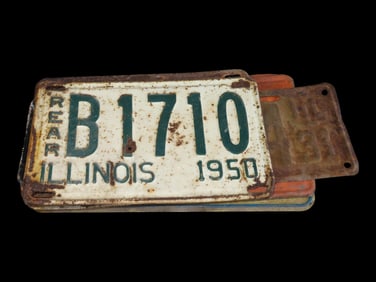 Lot of Misc. Licence Plates, All Different States and Years