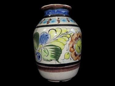 7' Antique Porcelain Vase, Mexico