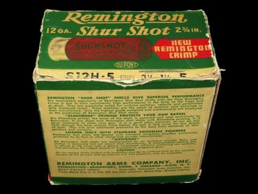 Remington Shur Shot Shells Box