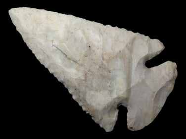 3 3/8' Exceptional Thebes, Motley COA , found in Adams Co., Illinois, Ex Herb Mangold Collection