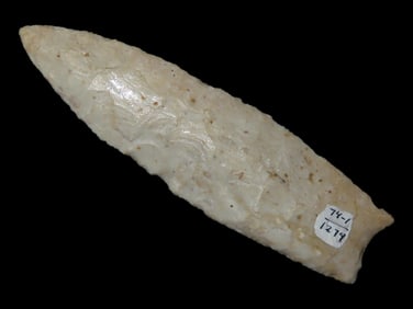 3 3/4' Angostura, Motley COA, found in Pike Co., Illinois, Ex Eldon Launer, Ex Herb Mangold Collecti