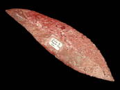 5 3/16" SPECTACULAR COLOR Morse Knife, Dickey COA, found by Ron Poore in at the Snyder's Site, in Ca