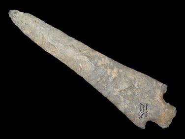 7 13/16' Delhi Knife, Rogers COA, found in Smith Co., Texas, Ex Paul Walser, Ex Jim Bennett Collecti