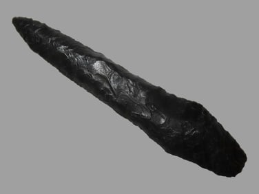 7 3/8" Wahmuza Knife, Motley COA, found in Lake Co., Oregon in the 1960's, Ex Wayne Vajgert Collecti