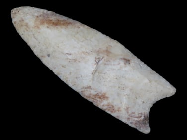 3 11/16' Clovis, Stermer COA, found in Will Co., Illinois, Ex Matt Roos Collection