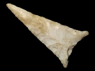 1 3/8' Exceptional Cahokia Triangle found in St Clair Co IL; Ex Lewis