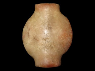 2 3/8' Bottle Bannerstone, Motley COA, found in McLean Co., Kentucky, Ex Edmund Crowell Lewis, Sr, E
