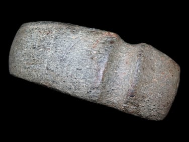 5 5/8' Iowa Slant Groove Axe, 2xCOA-Motley/Meadows, found in Taylor Co., Iowa, Ex Jim Crawford Colle