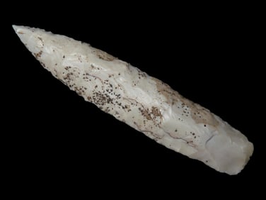 4 11/16' Agate Basin, found in Lee Co., Iowa, Ex Matt Lay, Ex Tyson Stinebaker