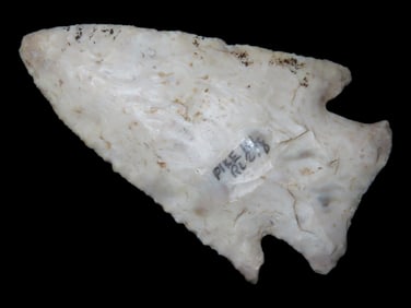 2 7/16' Hardin Barbed, found in Pike Co., Illinois, Ex L Johnson, Ex Leech Brothers, Ex Stinebaker