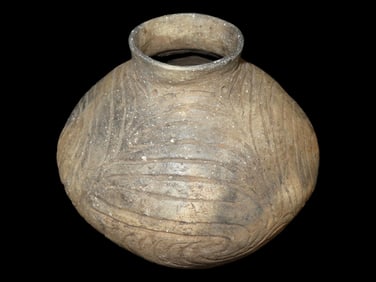 6' Tall x 7' Wide Mississippian Culture Caddo Pottery Vessel, Dating back to between 800 and 1750 AD