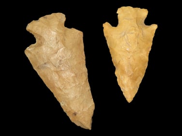 Lot of 2 Adams Co., Illinois Arrowheads