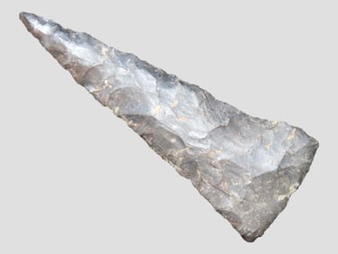 Huge Fort Ancient Triangle, Central Ohio, 2 9/16' Long